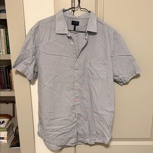 Good Man Brand Navy and White Patterned Shirt
